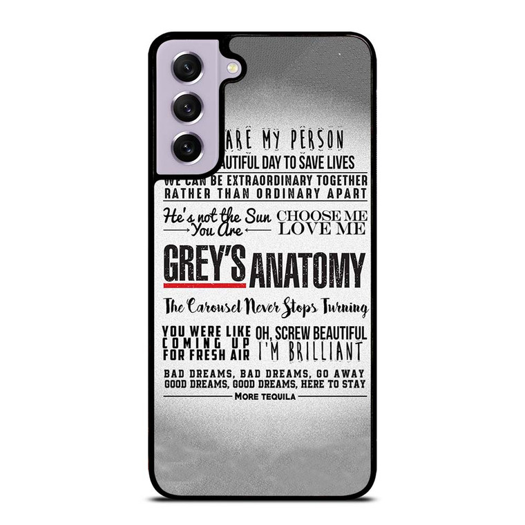 GREY'S ANATOMY QUOTES Samsung Galaxy S21 FE Case Cover