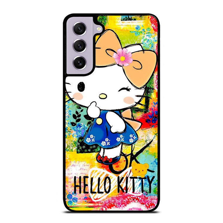 HELLO KITTY ART Samsung Galaxy S21 FE Case Cover