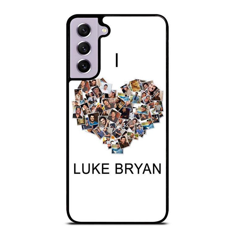 I LOVE LUKE BRYAN COLLAGE Samsung Galaxy S21 FE Case Cover