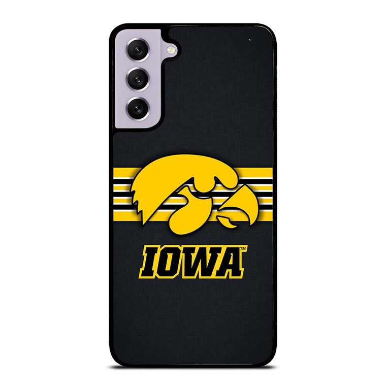 IOWA HAWKEYES STRIPE LOGO Samsung Galaxy S21 FE Case Cover
