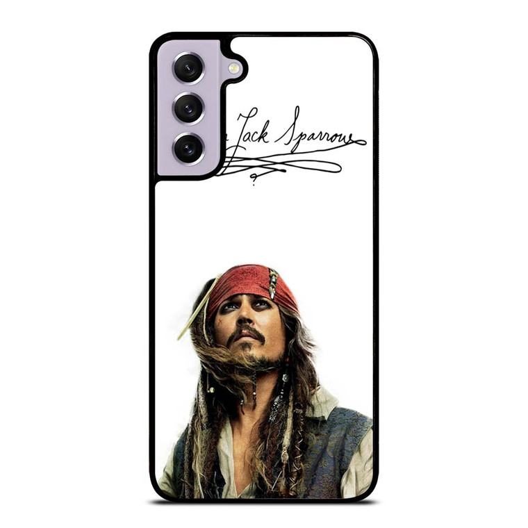 JACK SPARROW SIGNATURE PIRATES OF THE CARIBBEAN  Samsung Galaxy S21 FE Case Cover
