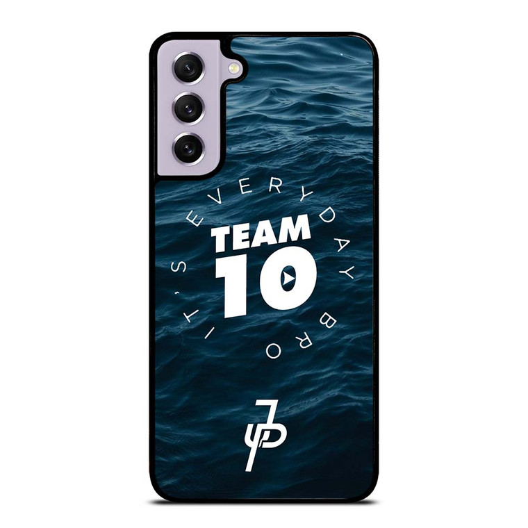 JAKE PAUL TEAM 10 JP LOGO Samsung Galaxy S21 FE Case Cover JAKE PAUL TEAM 10 JP LOGO Samsung Galaxy S21 FE Case Cover