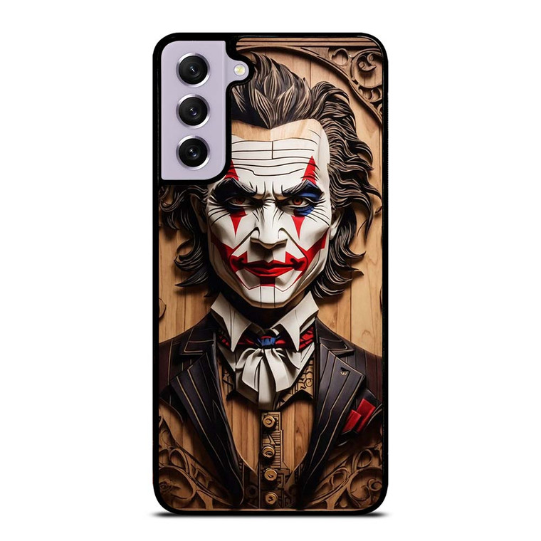 JOKER FACE WOOD Samsung Galaxy S21 FE Case Cover