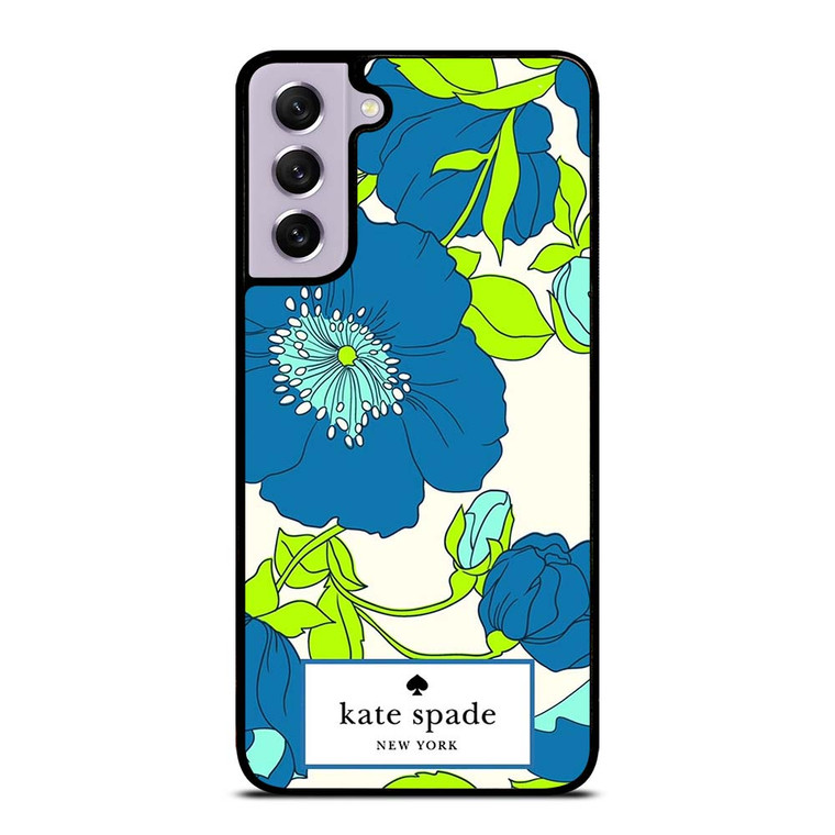 KATE SPADE BLUE FLORAL Samsung Galaxy S21 FE Case Cover
