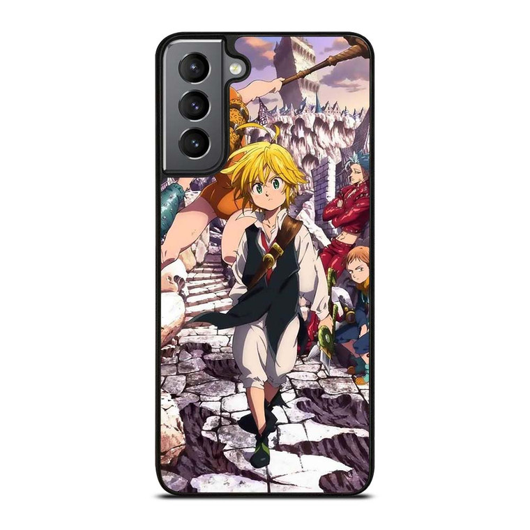 7 DEADLY SINS MELIODAS AND FRIEND Samsung Galaxy S21 Plus Case Cover