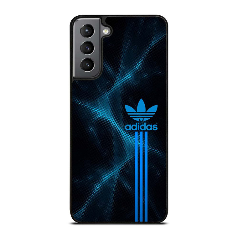 ADIDAS LOGO ABSTRACT BLUE LIGHT Samsung Galaxy S21 Plus Case Cover