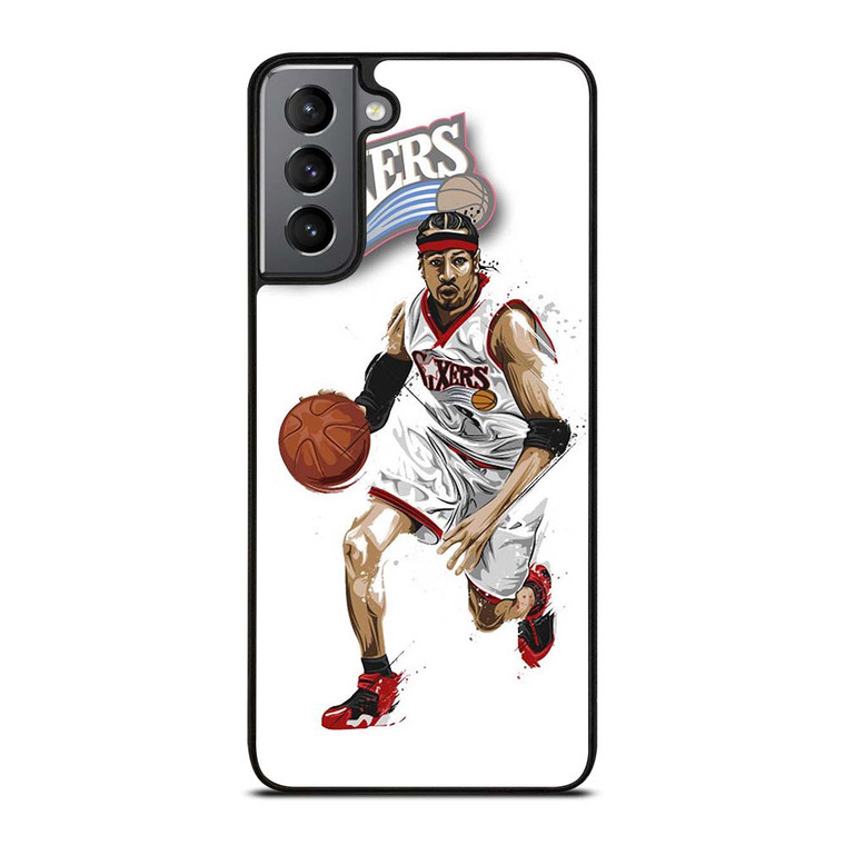 ALLEN IVERSON SIXERS NBA BASKETBALL Samsung Galaxy S21 Plus Case Cover