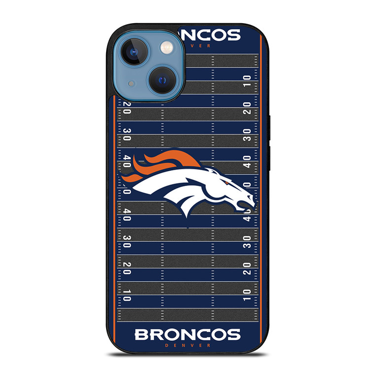 DENVER BRONCOS FOOTBALL FIELD iPhone 13 Case Cover