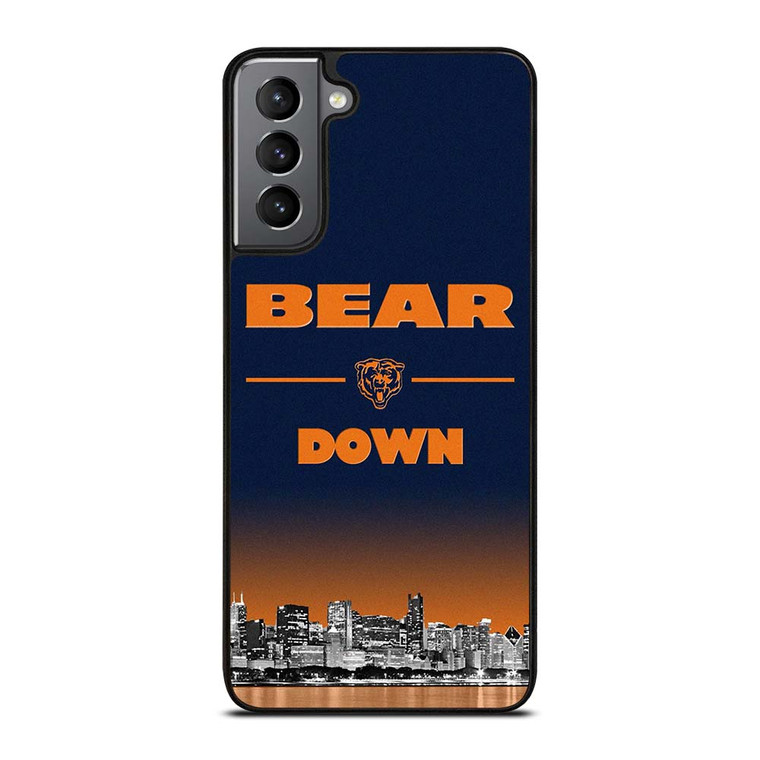 BEAR DOWN CHICAGO BEARS 3 Samsung Galaxy S21 Plus Case Cover