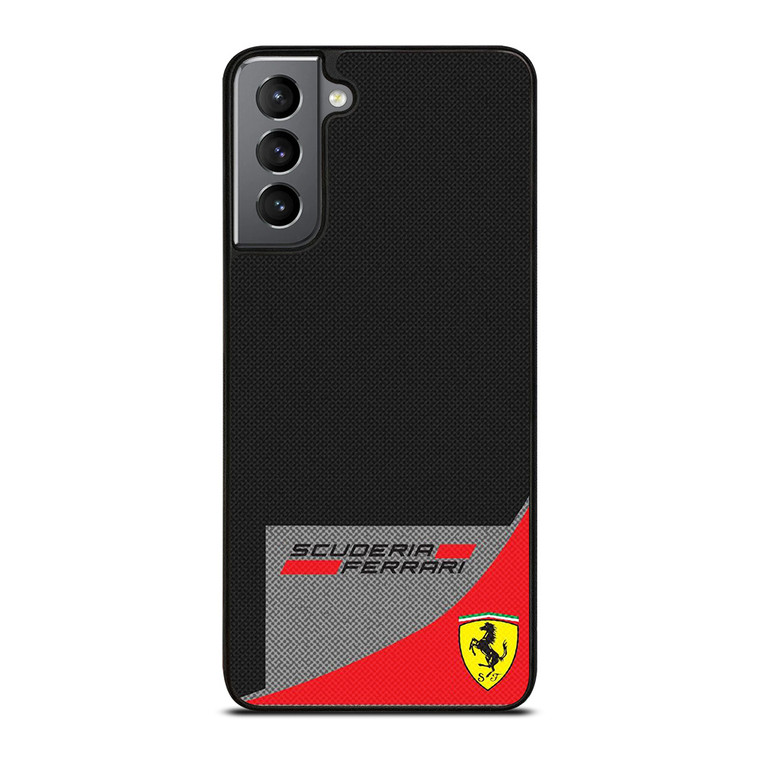 SCUDERIA FERRARI CARBON Samsung Galaxy S21 Plus Case Cover
