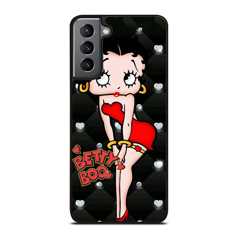 BETTY BOOP DIAMOND POLKADOT Samsung Galaxy S21 Plus Case Cover BETTY BOOP DIAMOND POLKADOT Samsung Galaxy S21 Plus Case Cover