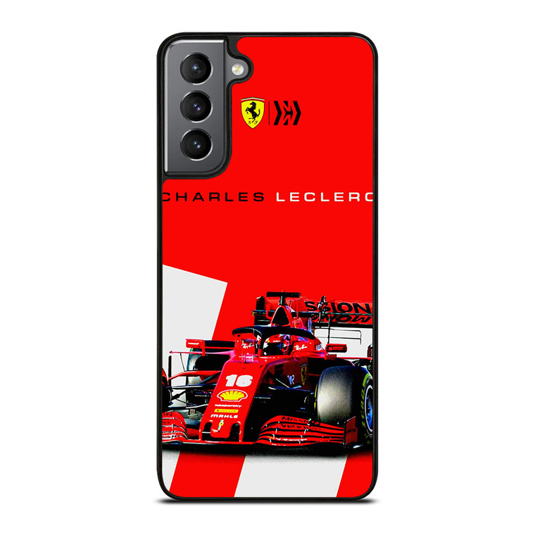 SCUDERIA FERRARI CHARLES LECLERC F1 Samsung Galaxy S21 Plus Case Cover