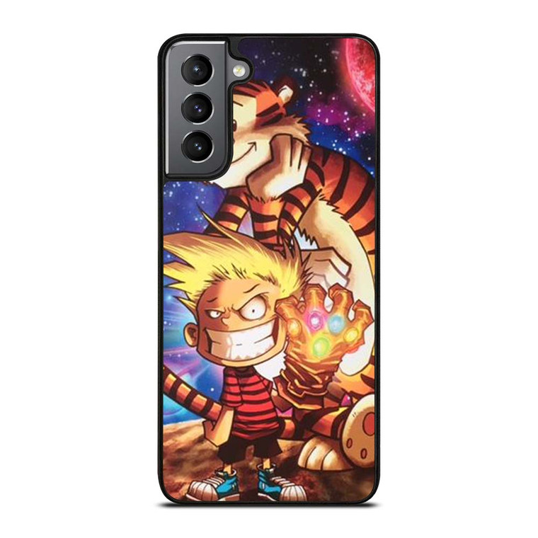CALVIN AND HOBBES INFINITY GAUNTLET Samsung Galaxy S21 Plus Case Cover