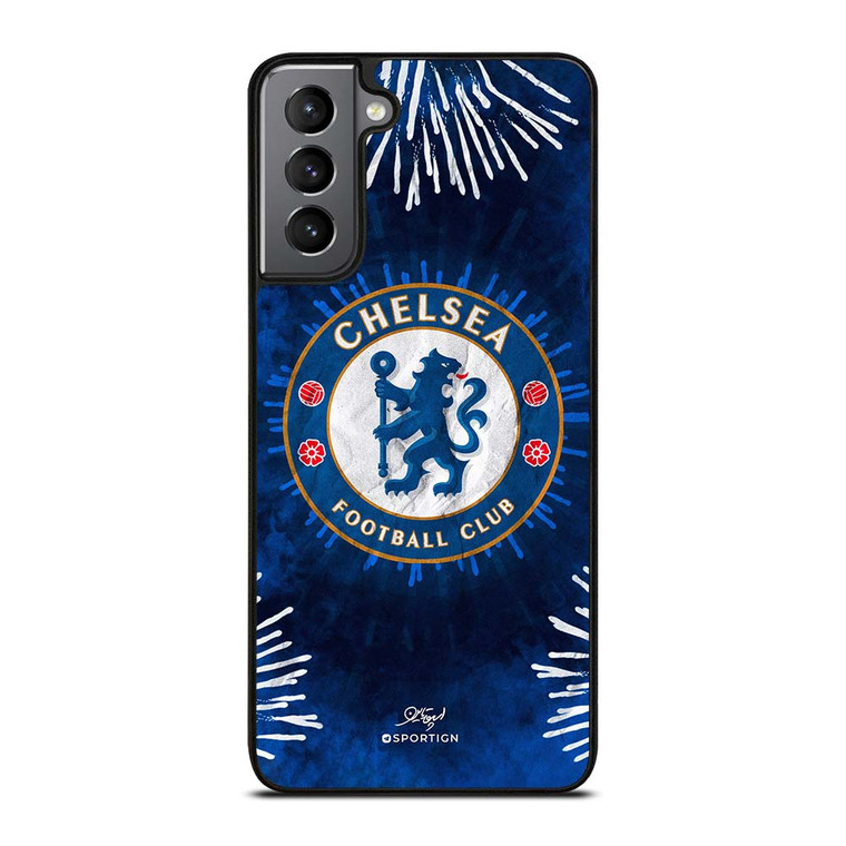 CHELSEA FC ART LOGO Samsung Galaxy S21 Plus Case Cover