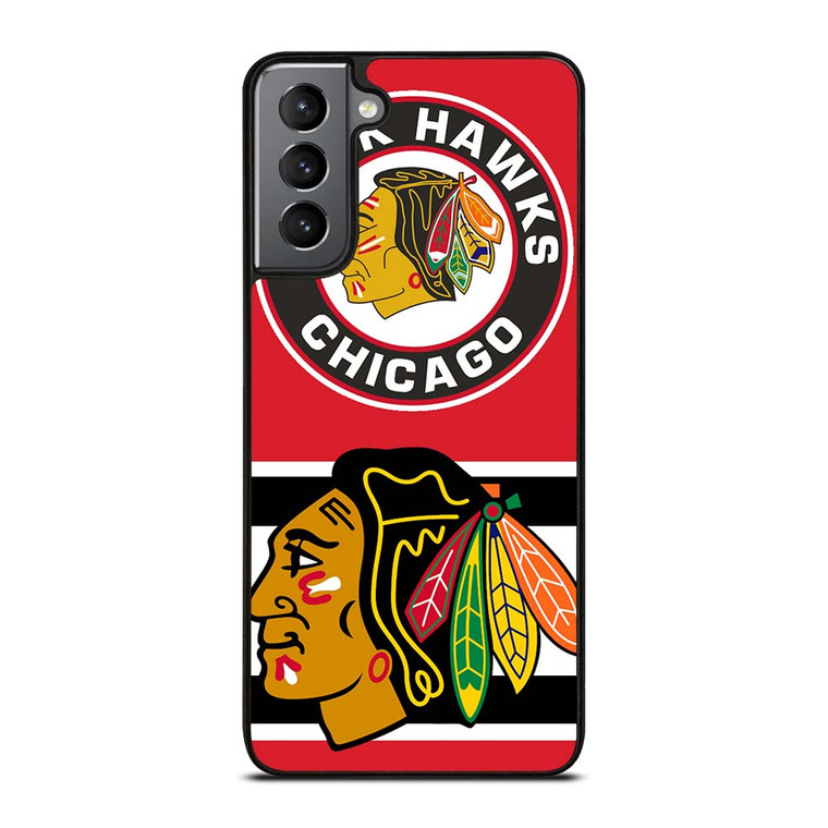 CHICAGO BLACKHAWKS NHL LOGO Samsung Galaxy S21 Plus Case Cover CHICAGO BLACKHAWKS NHL LOGO Samsung Galaxy S21 Plus Case Cover