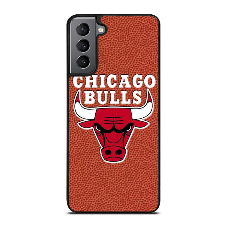 CHICAGO BULLS BASKETBALL EMBOSS Samsung Galaxy S21 Plus Case Cover