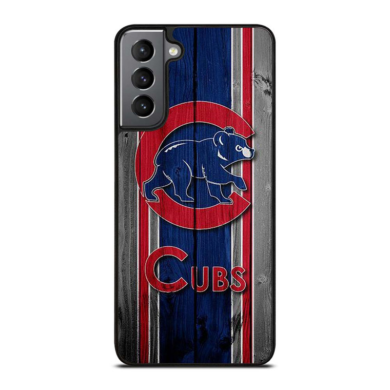 CHICAGO CUBS WOODEN LOGO Samsung Galaxy S21 Plus Case Cover
