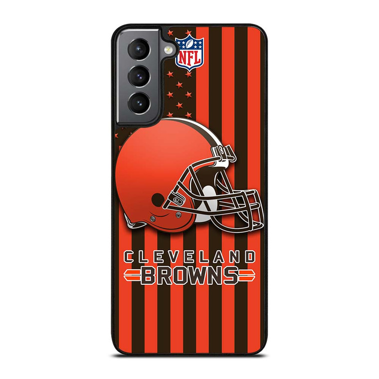 CLEVELAND BROWNS NFL Samsung Galaxy S21 Plus Case Cover CLEVELAND BROWNS NFL Samsung Galaxy S21 Plus Case Cover