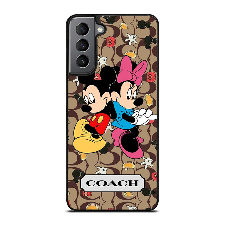 COACH MICKEY MINNIE MOUSE LOVE Samsung Galaxy S21 Plus Case Cover