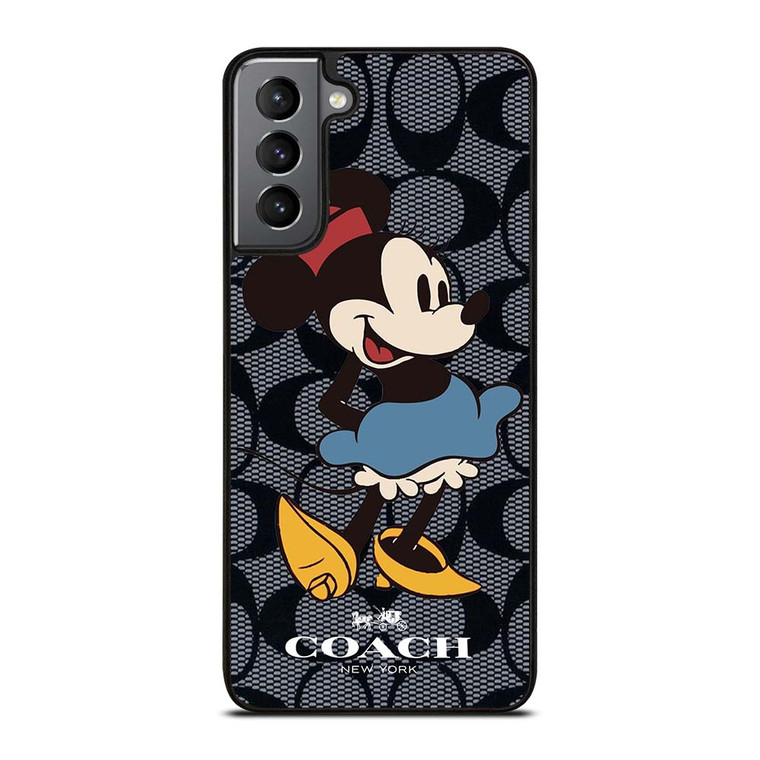 COACH MINNIE MOUSE  Samsung Galaxy S21 Plus Case Cover