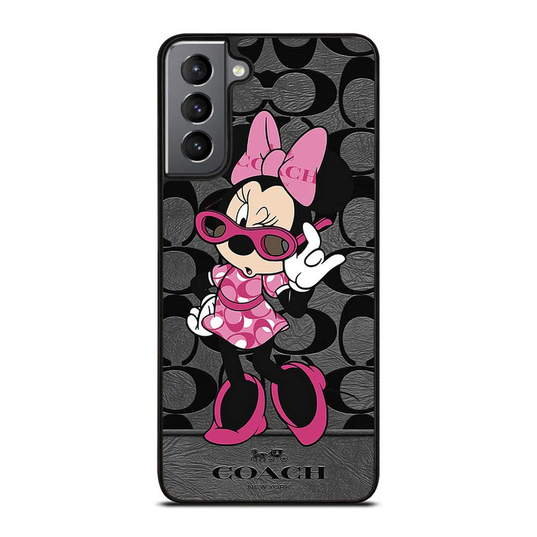 COACH MINNIE MOUSE CUTE Samsung Galaxy S21 Plus Case Cover