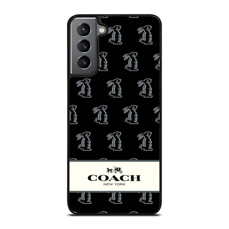 COACH NEW YORK BUNNY Samsung Galaxy S21 Plus Case Cover COACH NEW YORK BUNNY Samsung Galaxy S21 Plus Case Cover
