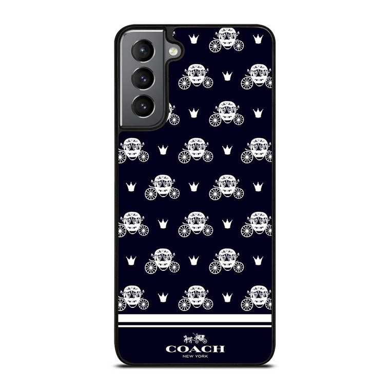 COACH NEW YORK CART Samsung Galaxy S21 Plus Case Cover COACH NEW YORK CART Samsung Galaxy S21 Plus Case Cover