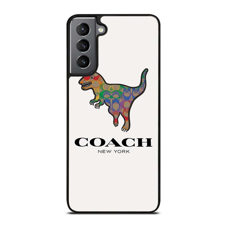 COACH NEW YORK DINOSAUR Samsung Galaxy S21 Plus Case Cover