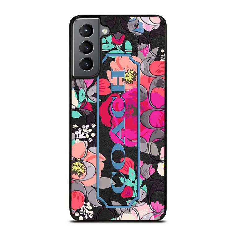 COACH NEW YORK FLOWER Samsung Galaxy S21 Plus Case Cover