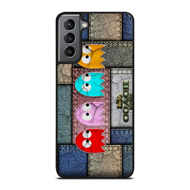 COACH NEW YORK PAC MAN Samsung Galaxy S21 Plus Case Cover COACH NEW YORK PAC MAN Samsung Galaxy S21 Plus Case Cover