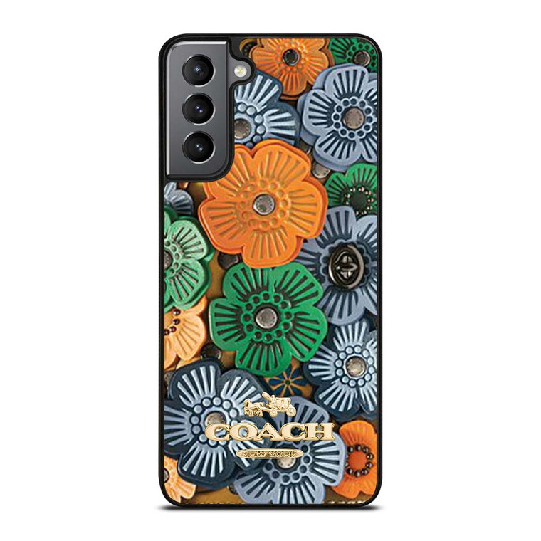 COACH NEW YORK TEA ROSE Samsung Galaxy S21 Plus Case Cover COACH NEW YORK TEA ROSE Samsung Galaxy S21 Plus Case Cover