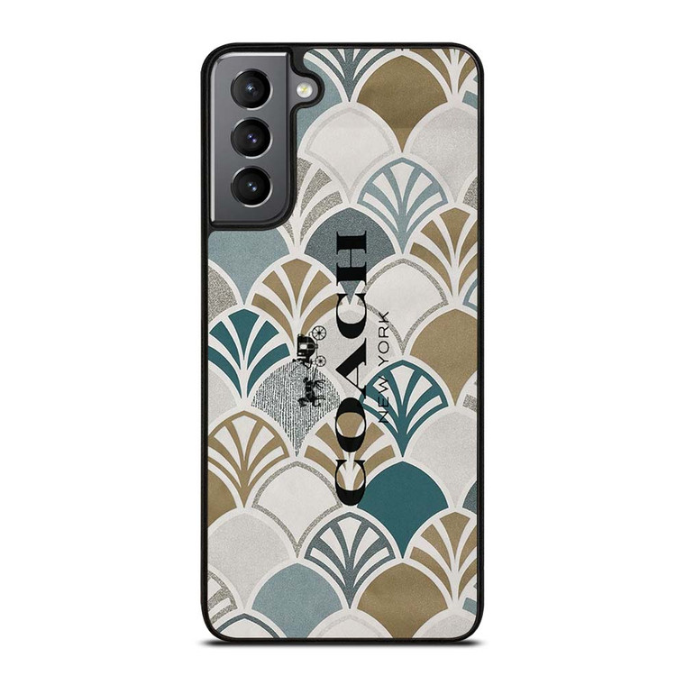 COACH SCALES Samsung Galaxy S21 Plus Case Cover COACH SCALES Samsung Galaxy S21 Plus Case Cover