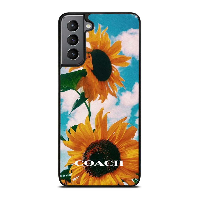 COACH SUNFLOWER Samsung Galaxy S21 Plus Case Cover