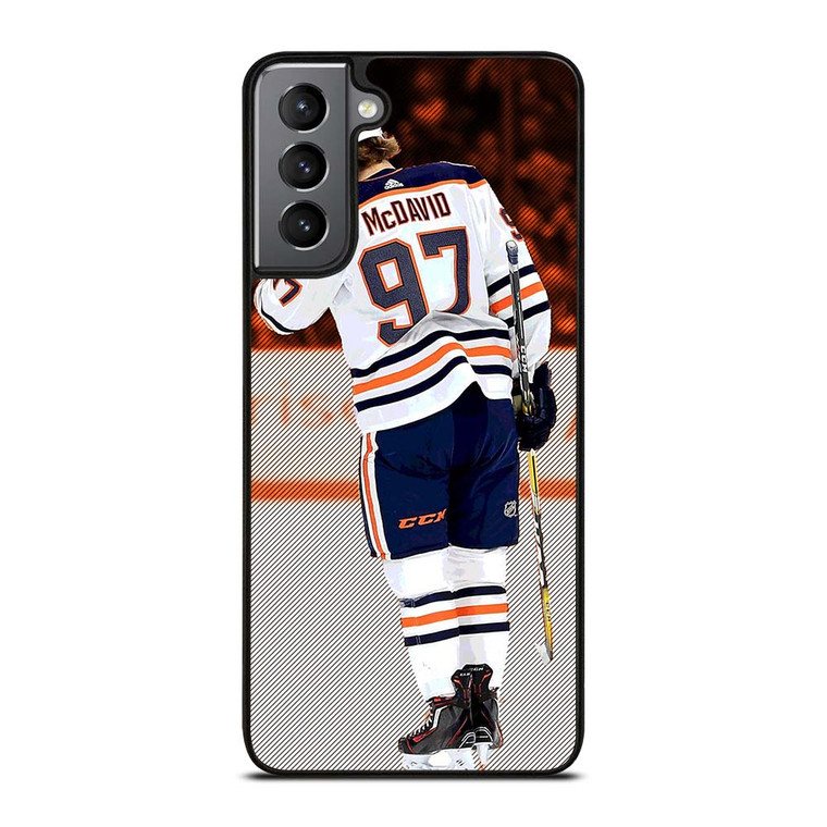 CONNOR MCDAVID EDMONTON OILERS NHL Samsung Galaxy S21 Plus Case Cover CONNOR MCDAVID EDMONTON OILERS NHL Samsung Galaxy S21 Plus Case Cover