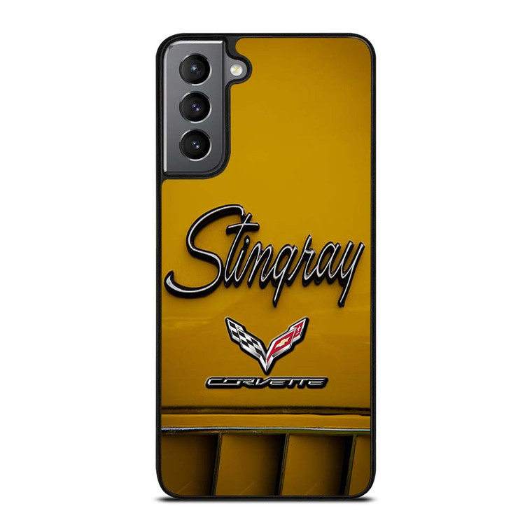 CORVETTE STINGRAY LOGO YELLOW Samsung Galaxy S21 Plus Case Cover