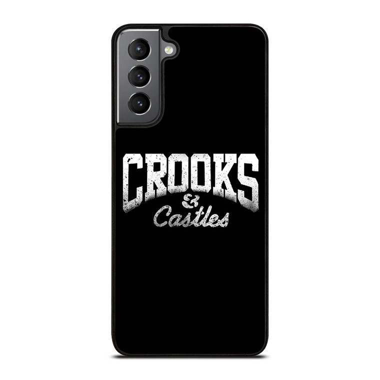 CROOKS AND CASTLES LOGO BLACK Samsung Galaxy S21 Plus Case Cover CROOKS AND CASTLES LOGO BLACK Samsung Galaxy S21 Plus Case Cover