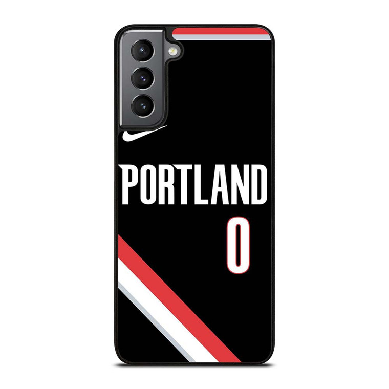DAMIAN LILLARD PORTLAND TRAIL BLAZERS BLACK Samsung Galaxy S21 Plus Case Cover