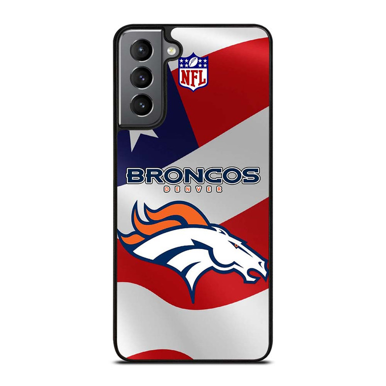 DENVER BRONCOS LOGO FOOTBALL Samsung Galaxy S21 Plus Case Cover