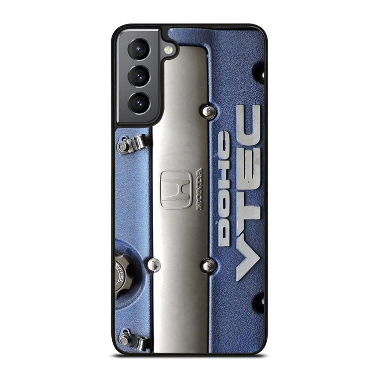 DOHC VTEC HONDA ENGINE BLUE Samsung Galaxy S21 Plus Case Cover