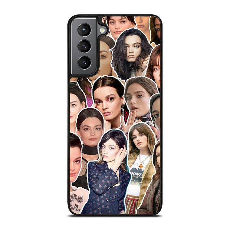EMMA MACKEY FACE COLLAGE Samsung Galaxy S21 Plus Case Cover