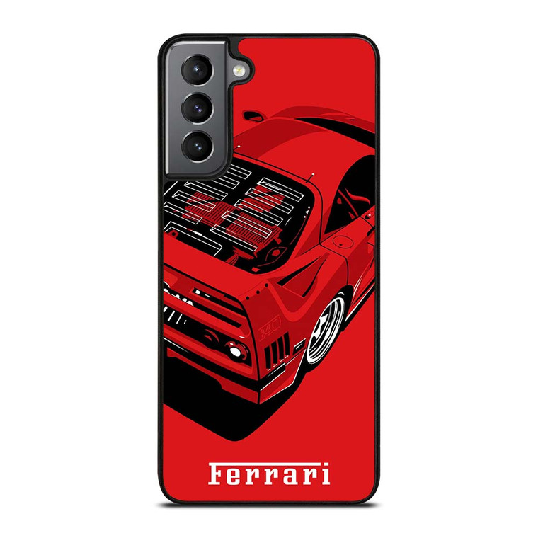 FERRARI F40 ILLUSTRATION Samsung Galaxy S21 Plus Case Cover