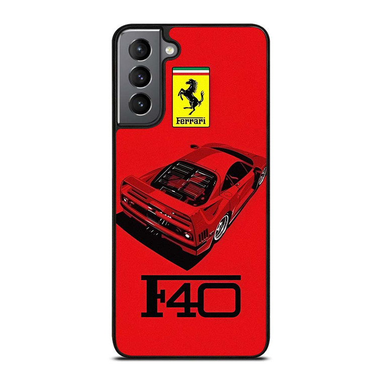 FERRARI F40 SUPERCAR LOGO Samsung Galaxy S21 Plus Case Cover