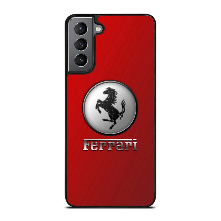 FERRARI SUPER CAR BUTTON Samsung Galaxy S21 Plus Case Cover