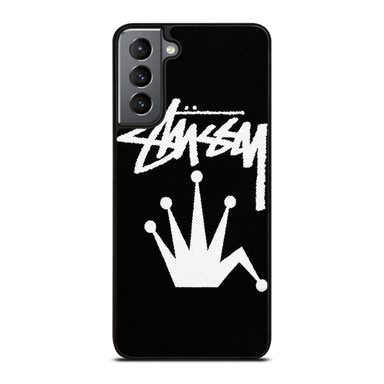 STUSSY PARIS BENT CROWN Samsung Galaxy S21 Plus Case Cover