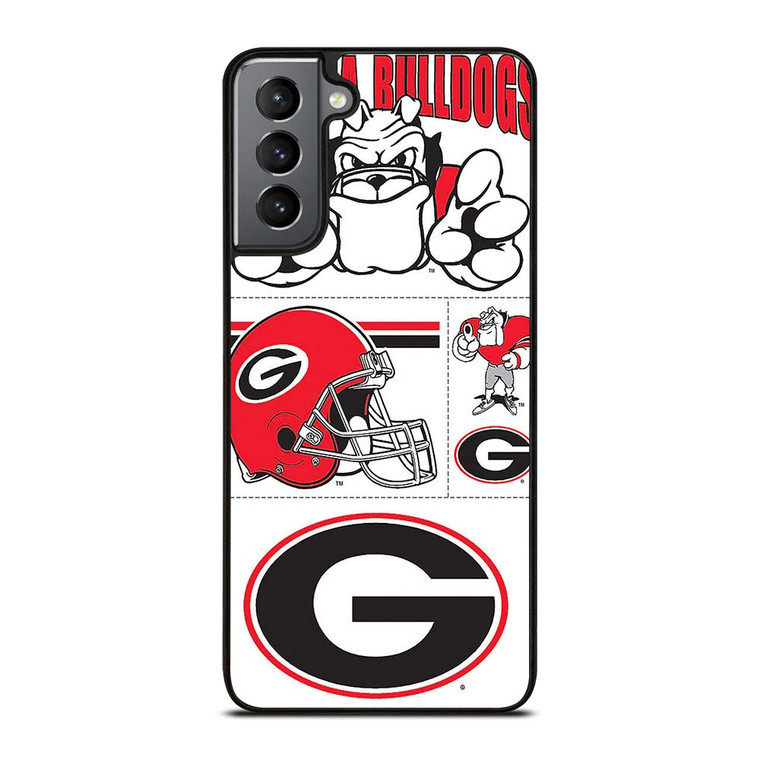 GEORGIA BULLDOGS STICKER COLLECTION Samsung Galaxy S21 Plus Case Cover