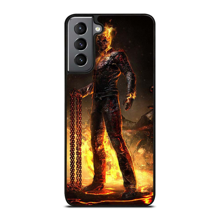 GHOST RIDER CHAIN FIRE Samsung Galaxy S21 Plus Case Cover