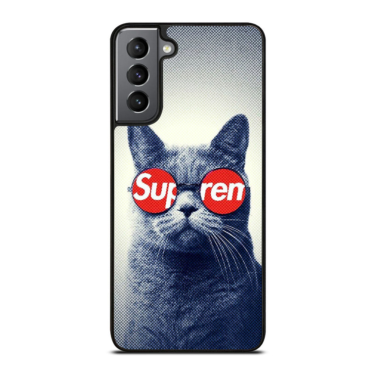 SUPREME COOL CUTE CAT Samsung Galaxy S21 Plus Case Cover