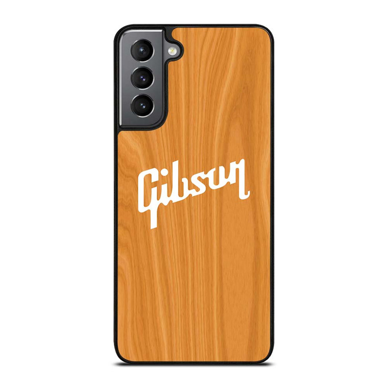 GIBSON GUITAR WOODEN LOGO 2 Samsung Galaxy S21 Plus Case Cover