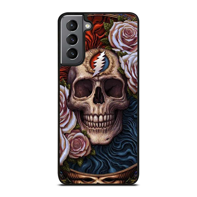 GRATEFUL DEAD SKULL AND ROSE LOGO Samsung Galaxy S21 Plus Case Cover