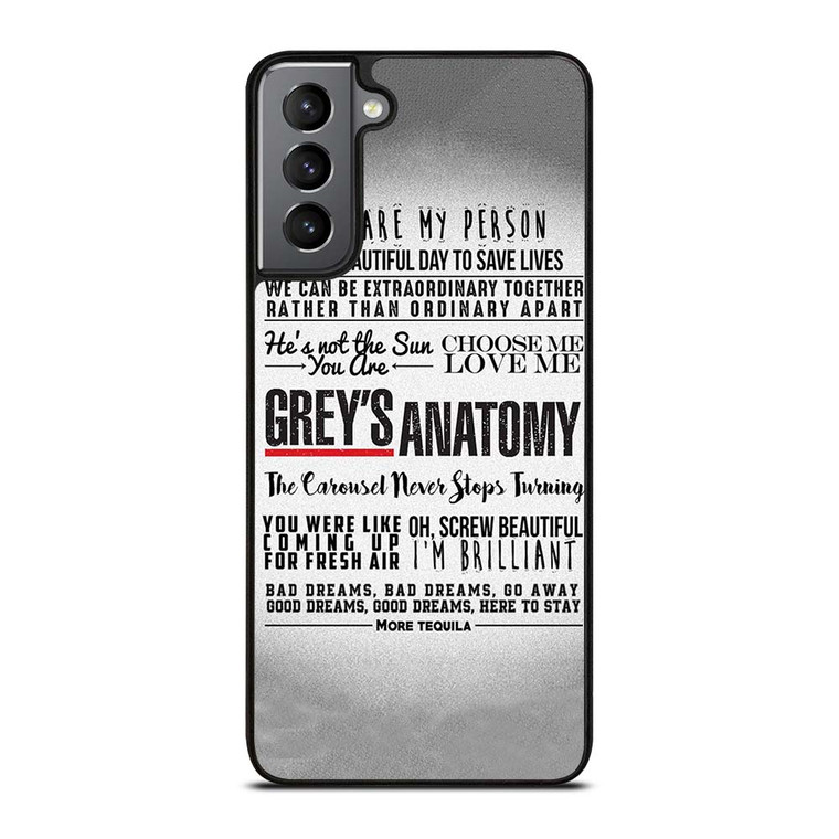 GREY'S ANATOMY QUOTES Samsung Galaxy S21 Plus Case Cover